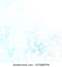 Light BLUE vector texture with beautiful stars. Colorful illustration in abstract style with gradient stars. Design for your business promotion.