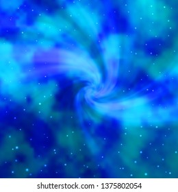 Light BLUE vector texture with beautiful stars. Colorful illustration with abstract gradient stars. Pattern for new year ad, booklets.