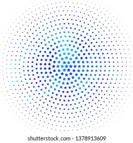 Light BLUE vector texture with beautiful stars. Shining colorful illustration with small and big stars. Pattern for wrapping gifts.