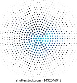 Light BLUE vector texture with beautiful stars. Modern geometric abstract illustration with stars. Pattern for wrapping gifts.