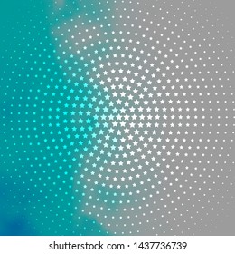 Light BLUE vector texture with beautiful stars. Colorful illustration with abstract gradient stars. Theme for cell phones.