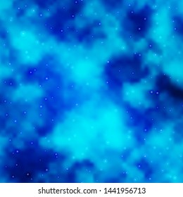 Light BLUE vector texture with beautiful stars. Modern geometric abstract illustration with stars. Pattern for websites, landing pages.