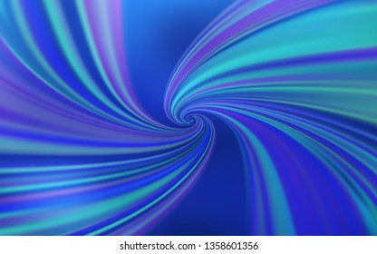 Light BLUE vector texture with bent lines. A shining illustration, which consists of curved lines. Abstract style for your business design.