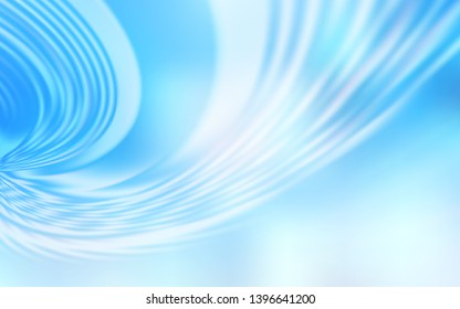 Light BLUE vector texture with bent lines. Modern gradient abstract illustration with bandy lines. Pattern for your business design.