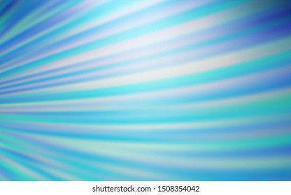 Light BLUE vector texture with bent lines. Shining colorful illustration in simple style. New composition for your brand book.