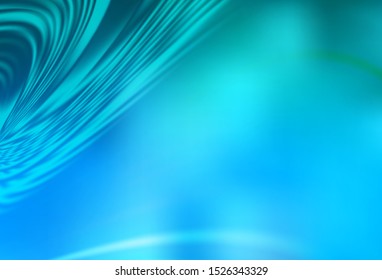 Light BLUE vector texture with bent lines. Colorful illustration in simple style with gradient. New composition for your brand book.