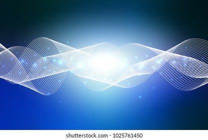 Light BLUE vector texture with birthday confetti. Blurred decorative design in anniversary style with confetti. The pattern can be used for carnival, festival leaflets.