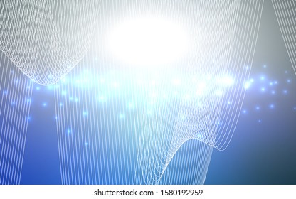 Light BLUE vector texture with birthday confetti. Blurred decorative design in anniversary style with confetti. The pattern can be used for carnival, festival leaflets.