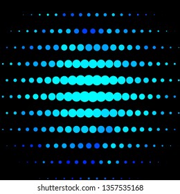 Light BLUE vector texture with circles. Colorful illustration with gradient dots in nature style. Pattern for wallpapers, curtains.