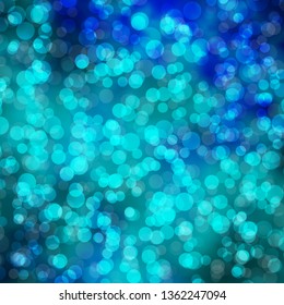 Light BLUE vector texture with circles. Abstract decorative design in gradient style with bubbles. Design for posters, banners.