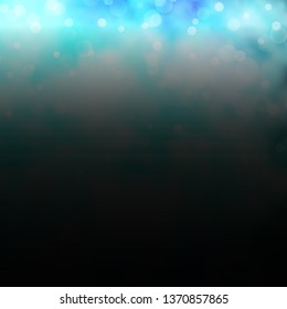 Light BLUE vector texture with circles. Abstract decorative design in gradient style with bubbles. New template for your brand book.