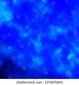 Light BLUE vector texture with circles. Abstract colorful disks on simple gradient background. Design for posters, banners.