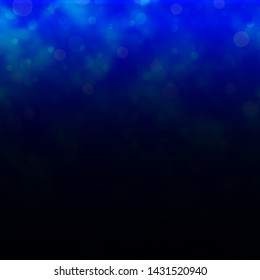 Light BLUE vector texture with circles. Abstract colorful disks on simple gradient background. New template for your brand book.