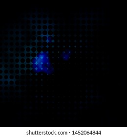 Light BLUE vector texture with circles. Abstract decorative design in gradient style with bubbles. Design for your commercials.