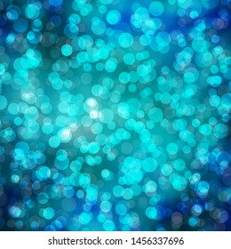 Light BLUE vector texture with circles. Illustration with set of shining colorful abstract spheres. Pattern for wallpapers, curtains.