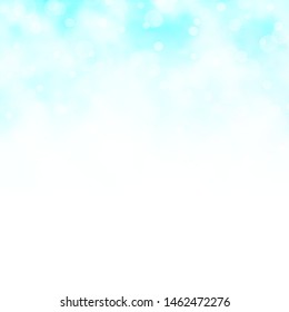 Light BLUE vector texture with circles. Abstract illustration with colorful spots in nature style. Pattern for business ads.