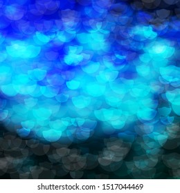 Light BLUE vector texture with circles. Colorful illustration with gradient dots in nature style. Pattern for websites, landing pages.
