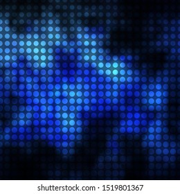 Light BLUE vector texture with circles. Glitter abstract illustration with colorful drops. New template for your brand book.