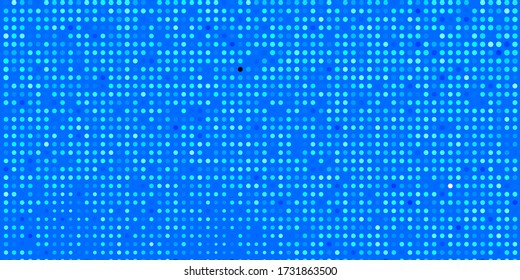 Light BLUE vector texture with circles. Glitter abstract illustration with colorful drops. Pattern for wallpapers, curtains.