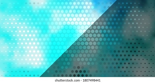 Light BLUE vector texture with circles. Abstract decorative design in gradient style with bubbles. Pattern for websites, landing pages.