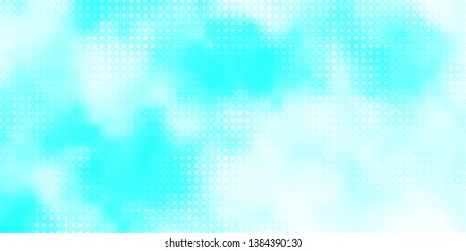 Light BLUE vector texture with circles. Abstract colorful disks on simple gradient background. Pattern for wallpapers, curtains.