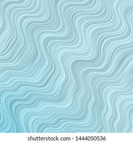 Light BLUE vector texture with circular arc. Bright illustration with gradient circular arcs. Pattern for booklets, leaflets.