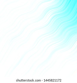 Light BLUE vector texture with circular arc. Colorful illustration, which consists of curves. Best design for your ad, poster, banner.