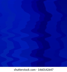 Light BLUE vector texture with circular arc. Colorful illustration in abstract style with bent lines. Best design for your posters, banners.