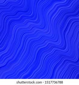 Light BLUE vector texture with circular arc. Bright illustration with gradient circular arcs. Template for your UI design.