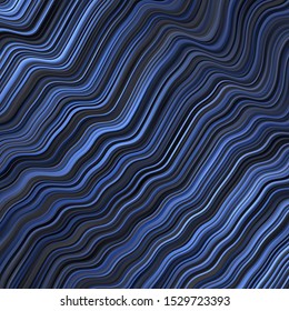 Light BLUE vector texture with circular arc. Colorful illustration with curved lines. Template for your UI design.