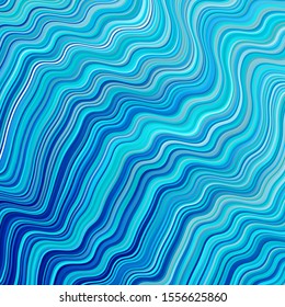 Light BLUE vector texture with circular arc. Abstract illustration with gradient bows. Pattern for websites, landing pages.