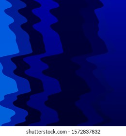 Light BLUE vector texture with circular arc. Abstract illustration with gradient bows. Smart design for your promotions.