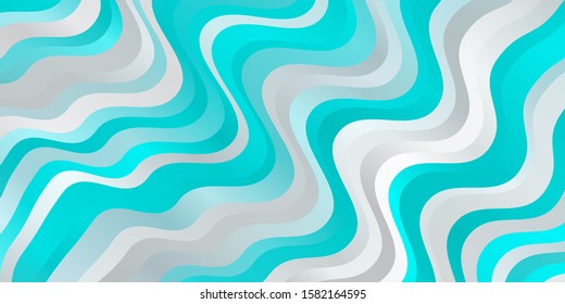 Light BLUE vector texture with circular arc. Gradient illustration in simple style with bows. Pattern for websites, landing pages.