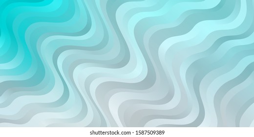 Light BLUE vector texture with circular arc. Gradient illustration in simple style with bows. Pattern for websites, landing pages.
