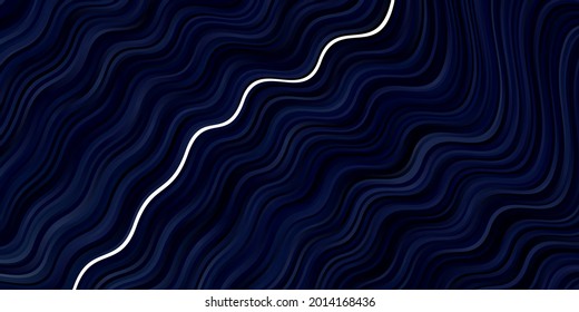 Light BLUE vector texture with circular arc. Abstract illustration with gradient bows. Pattern for websites, landing pages.