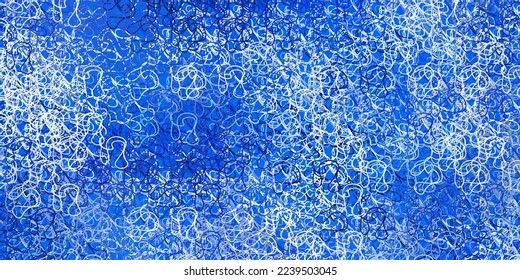 Light blue vector texture with circular arc. Gradient illustration in simple style with bows. Pattern for commercials, ads.