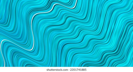 Light BLUE vector texture with circular arc. Bright illustration with gradient circular arcs. Template for your UI design.