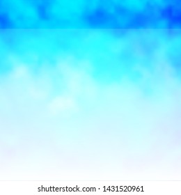 Light BLUE vector texture with cloudy sky. Gradient illustration with colorful sky, clouds. Colorful pattern for appdesign.