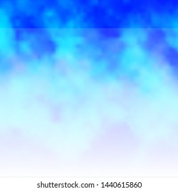 Light BLUE vector texture with cloudy sky. Abstract illustration with colorful gradient clouds. Colorful pattern for appdesign.