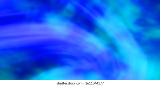 Light BLUE vector texture with cloudy sky. Gradient illustration with colorful sky, clouds. Template for websites.