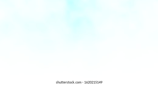 Light BLUE vector texture with cloudy sky. Shining illustration with abstract gradient clouds. Template for websites.