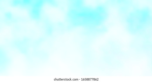 Light BLUE vector texture with cloudy sky. Shining illustration with abstract gradient clouds. Template for landing pages.