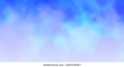 Light BLUE vector texture with cloudy sky. Illustration in abstract style with gradient clouds. Pattern for your booklets, leaflets.