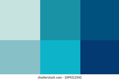 Light BLUE vector texture with collection of colors. Colorful gradient set with collection of rainbow colors. Set of colors for clever designers.