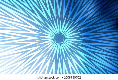 Light BLUE vector texture with colored lines. Modern geometrical abstract illustration with staves. Pattern for your busines websites.