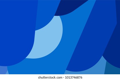 Light BLUE vector texture with colored capsules. Modern geometrical abstract illustration with staves. Best design for your ad, poster, banner.