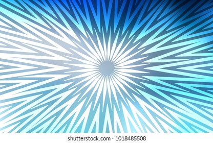 Light BLUE vector texture with colored lines. Glitter abstract illustration with colored sticks. The pattern for ad, booklets, leaflets.