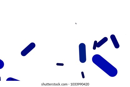 Light BLUE vector texture with colored capsules. Modern geometrical abstract illustration with staves. The pattern can be used as ads, poster, banner for medicine.