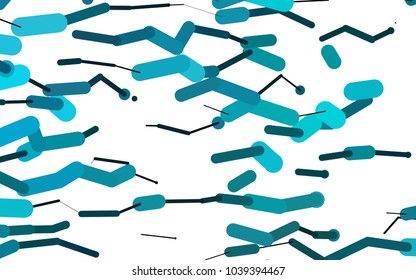 Light BLUE vector texture with colored capsules. Glitter abstract illustration with colored sticks. The pattern can be used for medical ad, booklets, leaflets