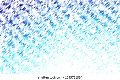 Light BLUE vector texture with colored lines. Modern geometrical abstract illustration with staves. The pattern can be used for busines ad, booklets, leaflets